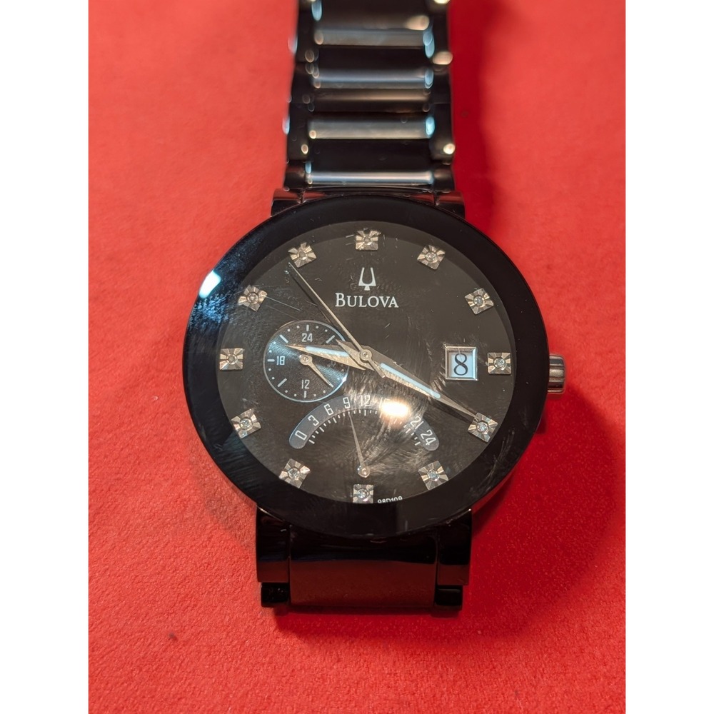 Bulova Men's Black Watch - 98D109